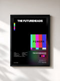 #noir Tableau de l'album Powers de The Futureheads, cadre noir, imprimé et encadré en France