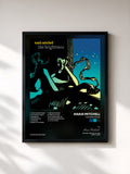 #noir Tableau de l'album The Brightness de Anais Mitchell, cadre noir, imprimé et encadré en France
