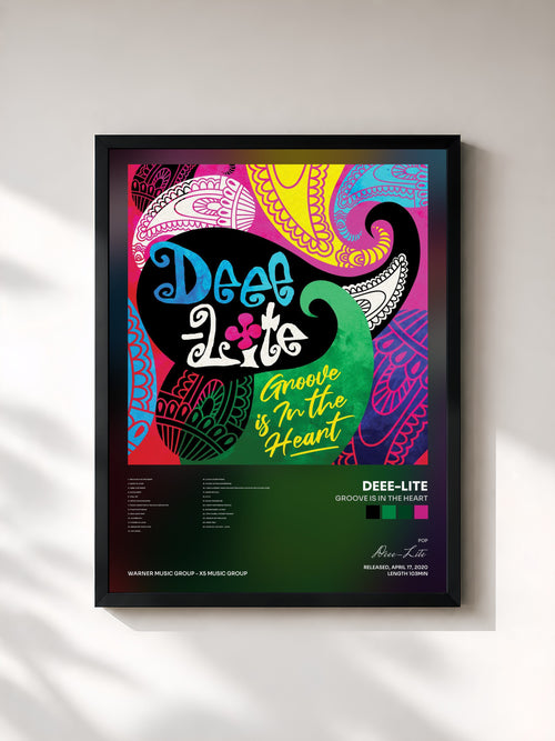 Deee-Lite · Groove Is In the Heart — Affiche encadrée