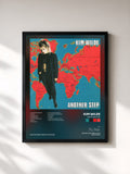 #noir Tableau de l'album Another Step de Kim Wilde, cadre noir, imprimé et encadré en France