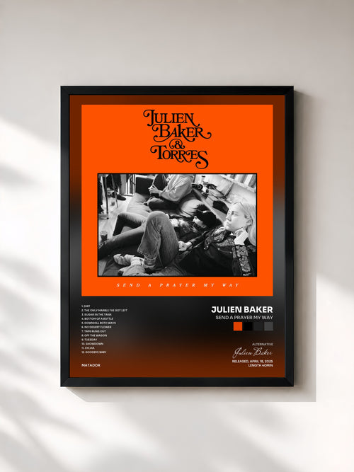Julien Baker · Send A Prayer My Way — Affiche encadrée