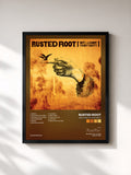 #noir Tableau de l'album Welcome To Our Party de Rusted Root, cadre noir, imprimé et encadré en France