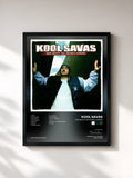 #noir Tableau de l'album Der beste Tag meines Lebens de Kool Savas, cadre noir, imprimé et encadré en France