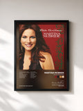 #noir Tableau de l'album White Christmas de Martina McBride, cadre noir, imprimé et encadré en France