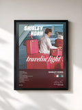 #noir Tableau de l'album Travelin' Light de Shirley Horn, cadre noir, imprimé et encadré en France