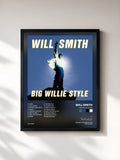 #noir Tableau de l'album Big Willie Style de Will Smith, cadre noir, imprimé et encadré en France