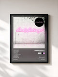 #noir Tableau de l'album Hard Feelings de Blessthefall, cadre noir, imprimé et encadré en France