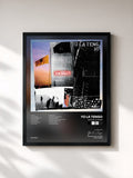 #noir Tableau de l'album Electr-o-pura de Yo La Tengo, cadre noir, imprimé et encadré en France