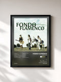 #noir Tableau de l'album Surologia de Fondo Flamenco, cadre noir, imprimé et encadré en France
