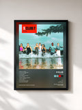 #noir Tableau de l'album S Club de S Club, cadre noir, imprimé et encadré en France