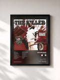 #noir Tableau de l'album The Killer de Killer Mike, cadre noir, imprimé et encadré en France