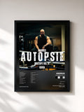 #noir Tableau de l'album Autopsie Vol. 2 de Animus, cadre noir, imprimé et encadré en France
