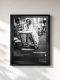 #noir Tableau de l'album Baby I’m A Fool de Melody Gardot, cadre noir, imprimé et encadré en France