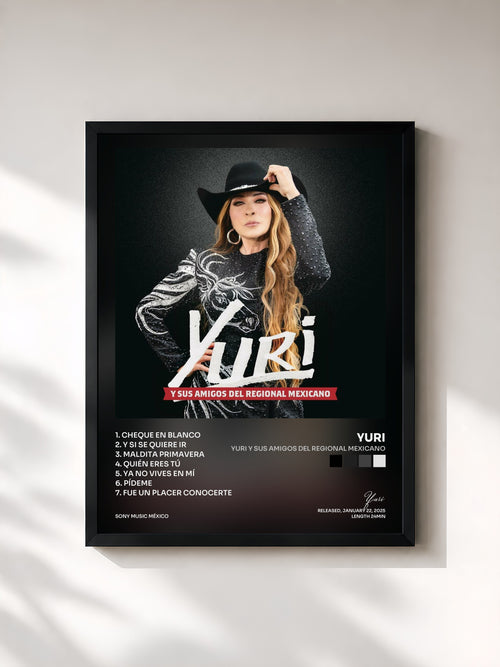 Yuri · Yuri y Sus Amigos del Regional Mexicano — Affiche encadrée