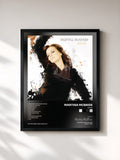 #noir Tableau de l'album Shine de Martina McBride, cadre noir, imprimé et encadré en France