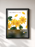 #noir Tableau de l'album Love Songs de Andy Williams, cadre noir, imprimé et encadré en France