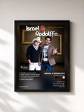 #noir Tableau de l'album Me Conta o Resto de Israel & Rodolffo, cadre noir, imprimé et encadré en France