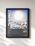 #noir Tableau de l'album SI AYER FUERA HOY de Morat, cadre noir, imprimé et encadré en France