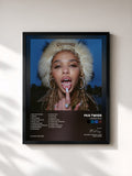 #noir Tableau de l'album CAPRISONGS de FKA twigs, cadre noir, imprimé et encadré en France