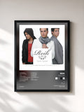 #noir Tableau de l'album Un Dia Mas (Edicion Especial) de Reik, cadre noir, imprimé et encadré en France
