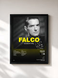 #noir Tableau de l'album Essential de Falco, cadre noir, imprimé et encadré en France