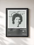 #noir Tableau de l'album Silver de Cliff Richard, cadre noir, imprimé et encadré en France