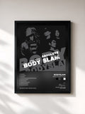 #noir Tableau de l'album ABSOLUTE BODY SLAM de Bodyslam, cadre noir, imprimé et encadré en France
