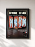 #noir Tableau de l'album Drunk Enough To Dance de Bowling for Soup, cadre noir, imprimé et encadré en France