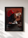 #noir Tableau de l'album Off the Yak de Young M.A, cadre noir, imprimé et encadré en France