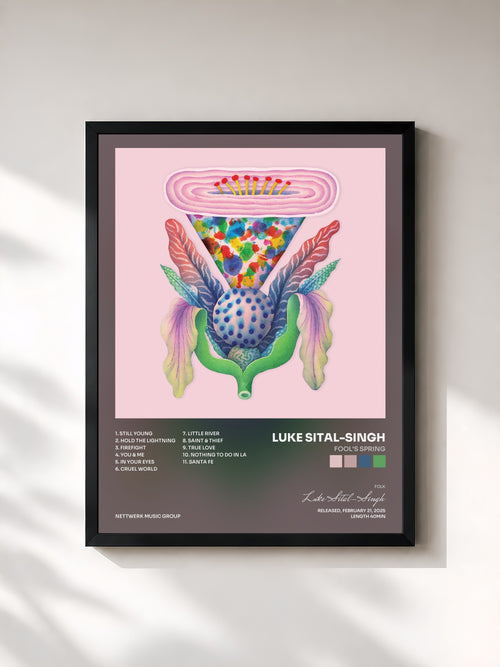 Luke Sital-Singh · Fool's Spring — Affiche encadrée