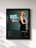#noir Tableau de l'album Quiet Nights (Int'l iTunes) de Diana Krall, cadre noir, imprimé et encadré en France