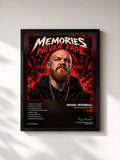 #noir Tableau de l'album Memories Never Fade de Ragal Ironbull, cadre noir, imprimé et encadré en France