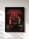 #noir Tableau de l'album Adult Contemporary de Chromeo, cadre noir, imprimé et encadré en France