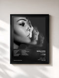 #noir Tableau de l'album Supersonic (2019 Remaster) de Shola Ama, cadre noir, imprimé et encadré en France