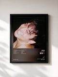 #noir Tableau de l'album BALLADS 1 de Joji, cadre noir, imprimé et encadré en France