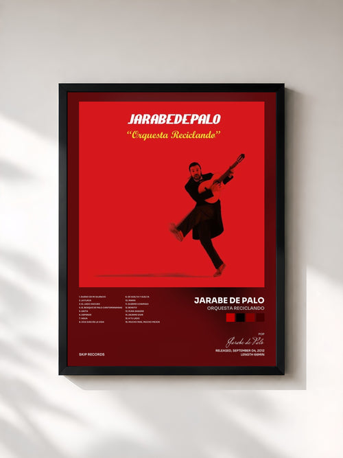 Jarabe de Palo · Orquesta Reciclando — Affiche encadrée