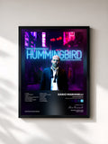#noir Tableau de l'album Hummingbird (Original Motion Picture Soundtrack) de Dario Marianelli, cadre noir, imprimé et encadré en France