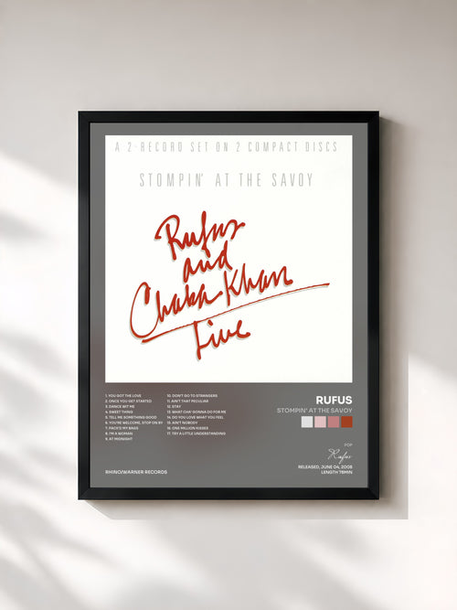 Rufus · Stompin' At The Savoy — Affiche encadrée
