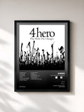 #noir Tableau de l'album Play With the Changes de 4hero, cadre noir, imprimé et encadré en France