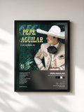 #noir Tableau de l'album Pepe Aguilar Con Mariachi de Pepe Aguilar, cadre noir, imprimé et encadré en France