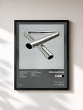 #noir Tableau de l'album Tubular Bells III de Mike Oldfield, cadre noir, imprimé et encadré en France