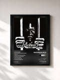 #noir Tableau de l'album Raio X do Brasil de Racionais MC's, cadre noir, imprimé et encadré en France