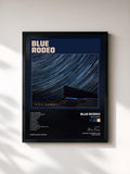 #noir Tableau de l'album 1000 Arms de Blue Rodeo, cadre noir, imprimé et encadré en France
