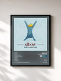#noir Tableau de l'album build a rocket boys! de Elbow, cadre noir, imprimé et encadré en France