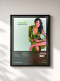 #noir Tableau de l'album Lo Mejor De Tu Vida de Tamara, cadre noir, imprimé et encadré en France