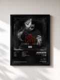 #noir Tableau de l'album Stranger Than Fiction de Kevin Gates, cadre noir, imprimé et encadré en France