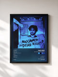 #noir Tableau de l'album Max Maco Is Dead Right? de Two Feet, cadre noir, imprimé et encadré en France