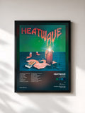 #noir Tableau de l'album Candles (Expanded Edition) de Heatwave, cadre noir, imprimé et encadré en France