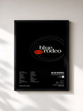 #noir Tableau de l'album Blue Rodeo 1987-1993 de Blue Rodeo, cadre noir, imprimé et encadré en France