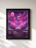 #noir Tableau de l'album Sensei (Deluxe Edition) de Overdose, cadre noir, imprimé et encadré en France
